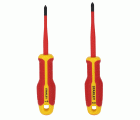 Juego Destornilladores Electricista Aislado 1000v STANLEY® Plano/Philips - 2 Piezas
